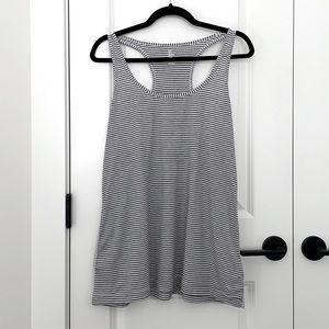 Gap Fit striped workout tank Grey XL